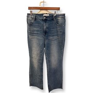 NWT 2X Risen Jeans wide leg with side slit